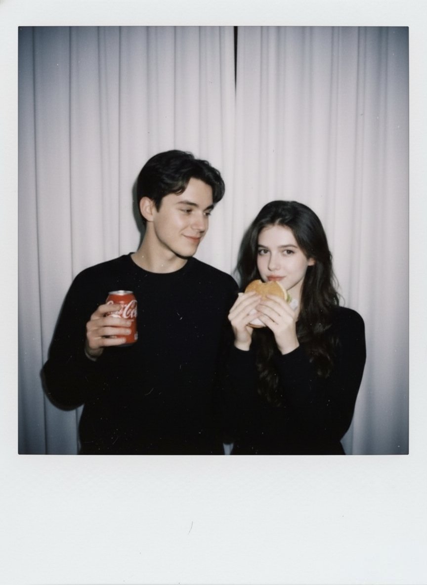 Polaroid Candid Photography Snapshot
