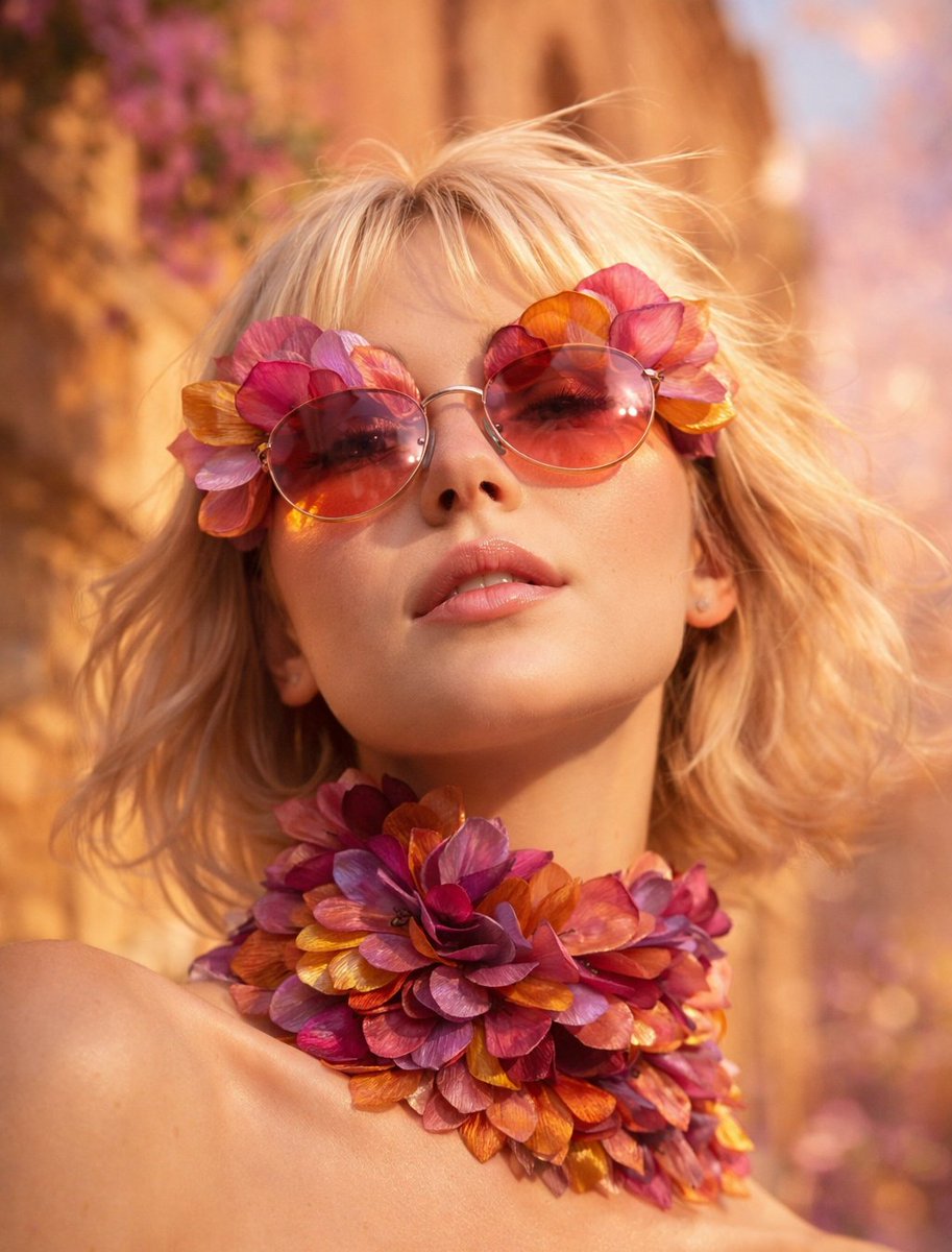Platinum Blonde Woman Portrait