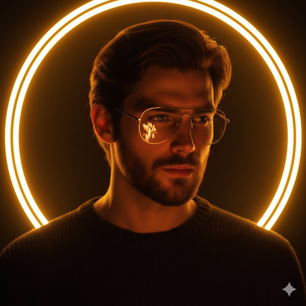 Man With Golden Halo
