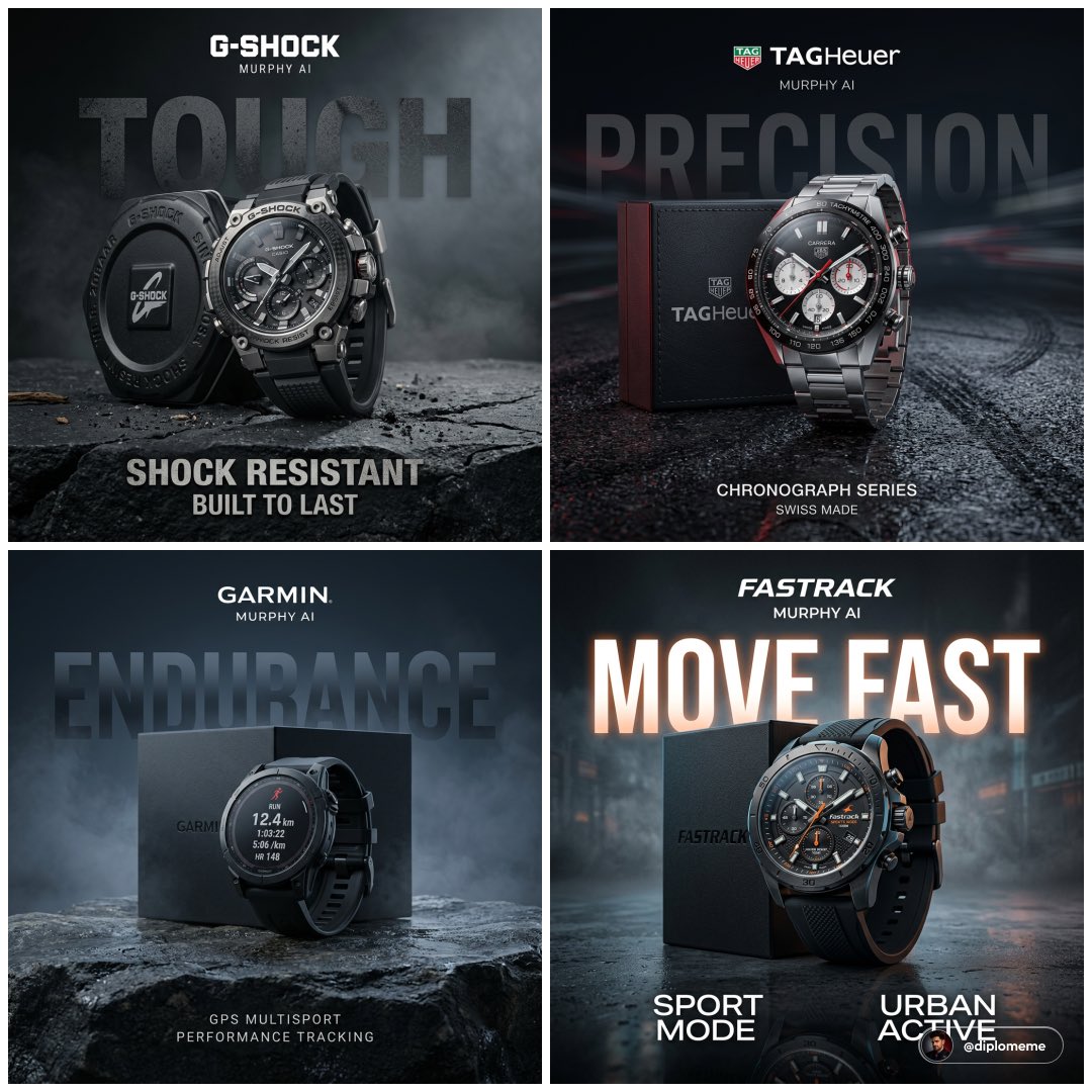 TAG Heuer Chronograph on Asphalt