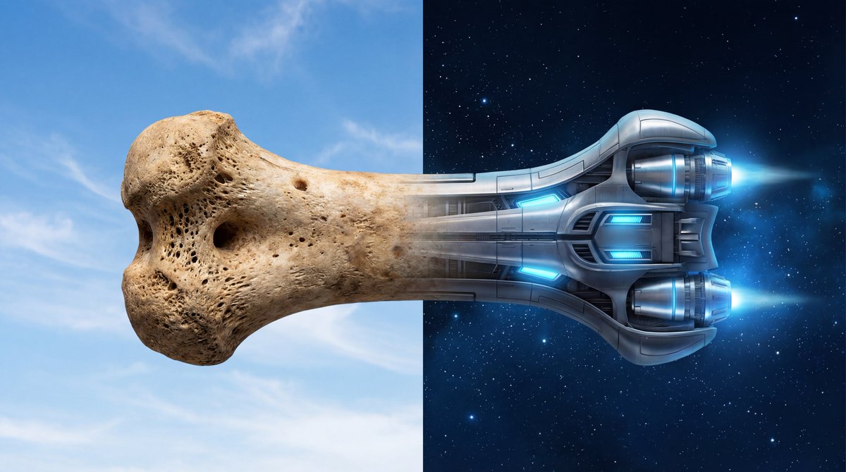 Bone to Spaceship Transformation