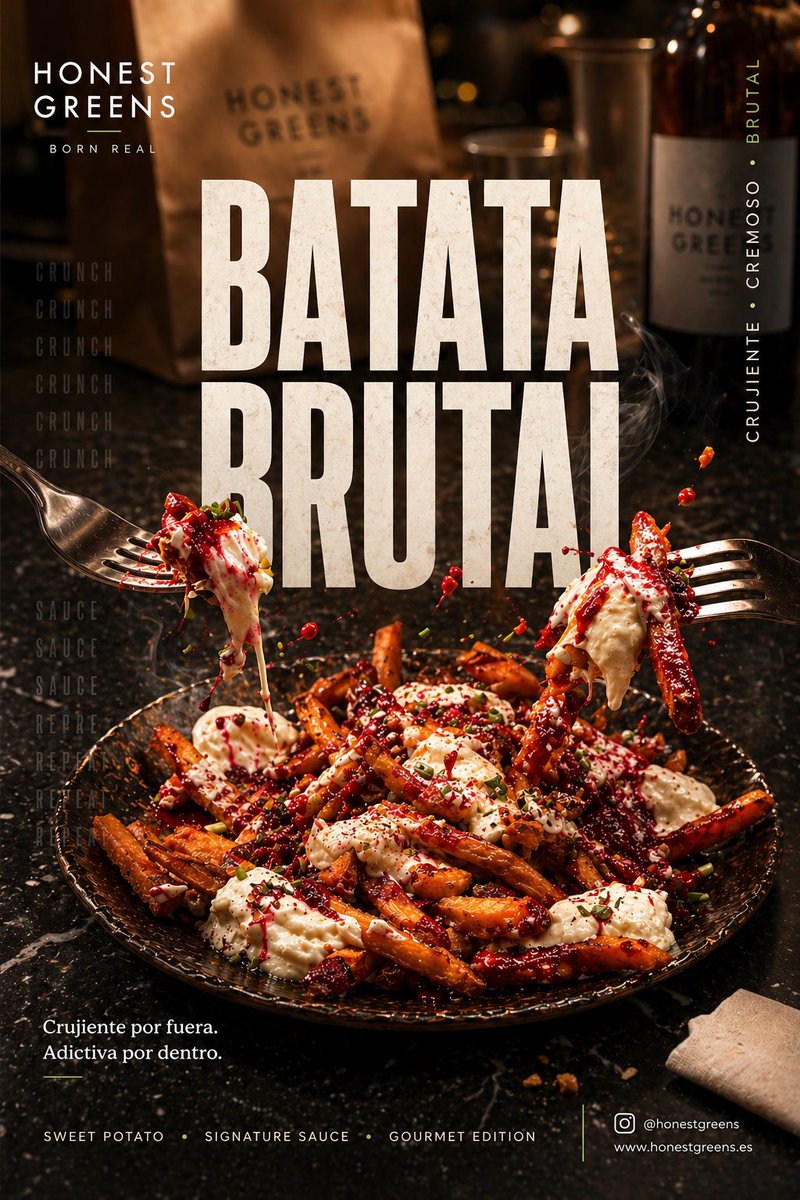 Gourmet Editorial Social Poster