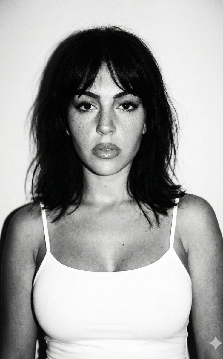 Georgina Rodríguez Freckled Portrait