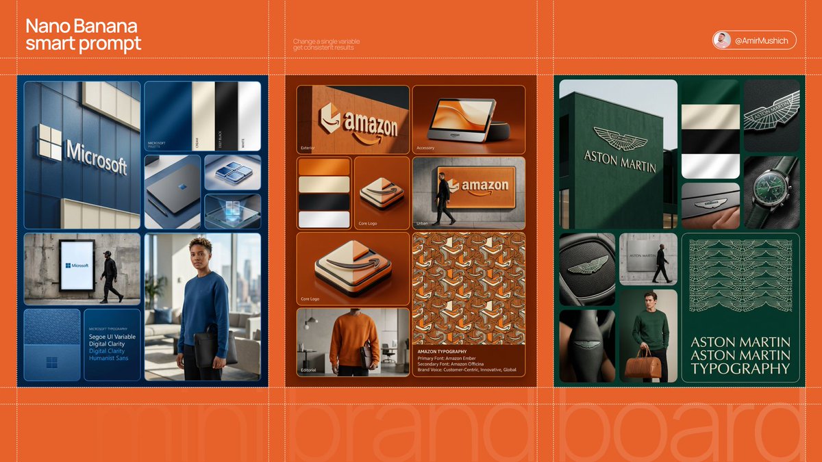 Brand Identity Grid Showcase