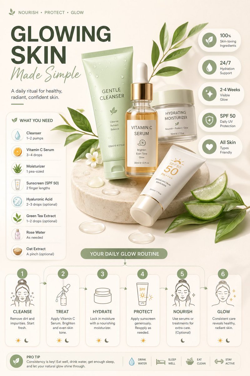 Morning Routine Infographic Guide