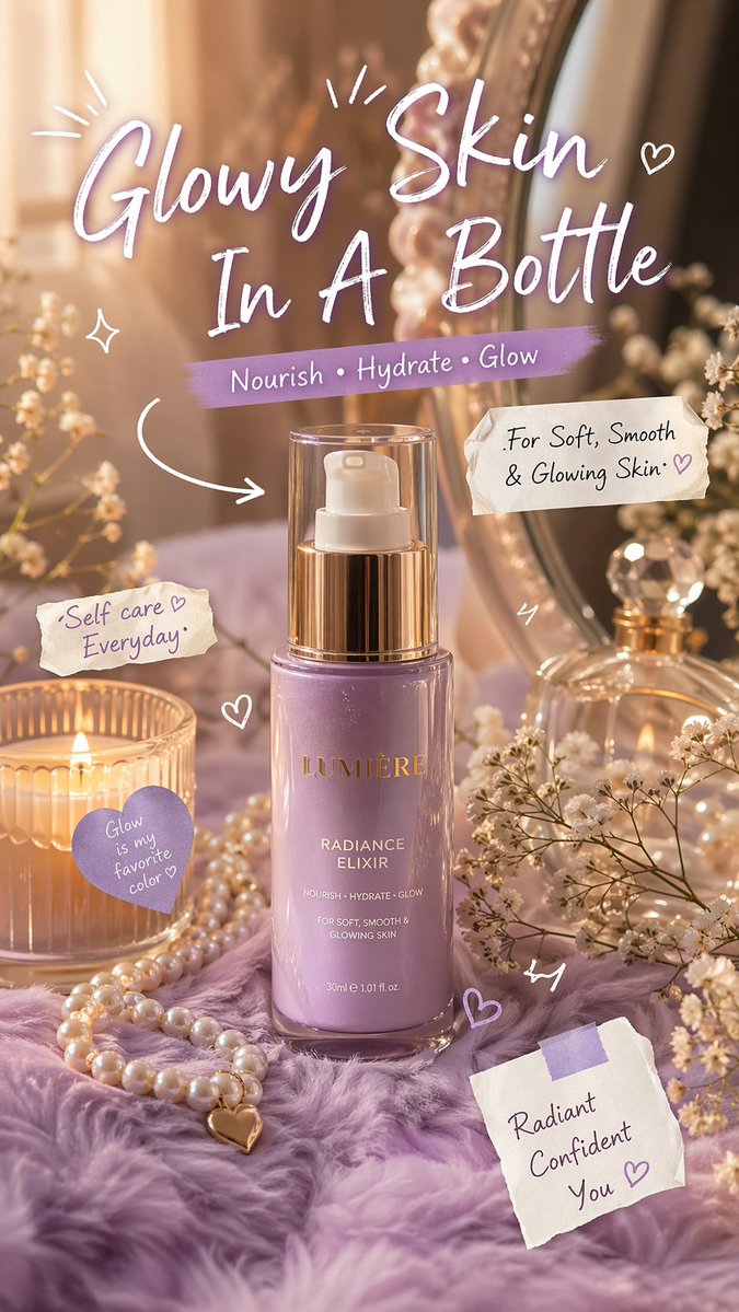 Luxury Skincare Advertisement