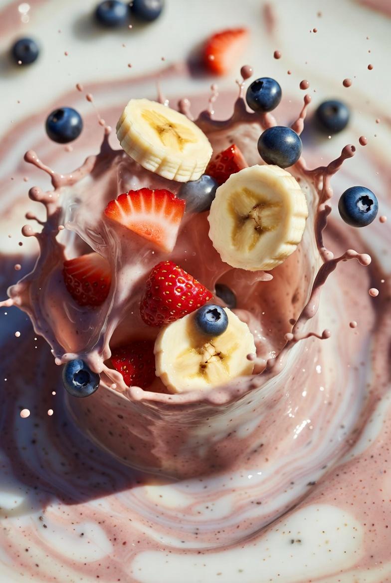 Smoothie Explosion with Fruits