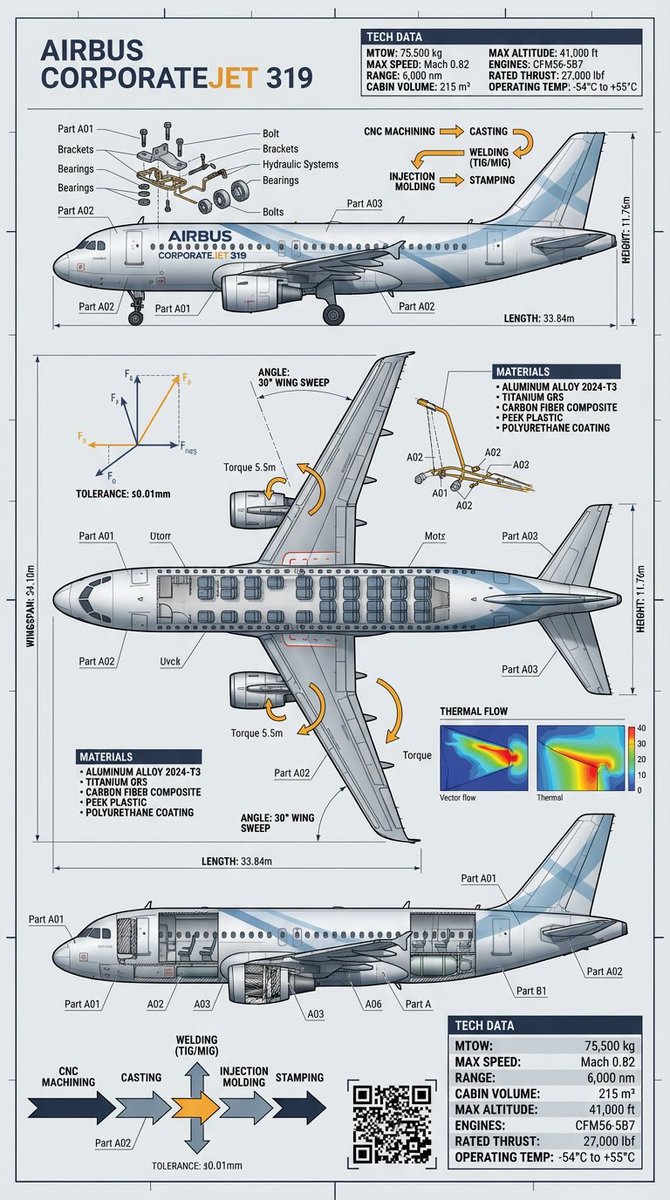 Industrial Engineering Object Infographic
