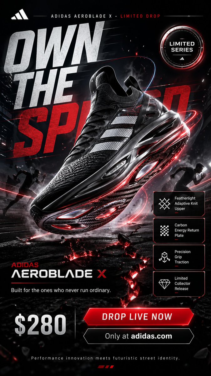 Adidas Aeroblade X Sneaker