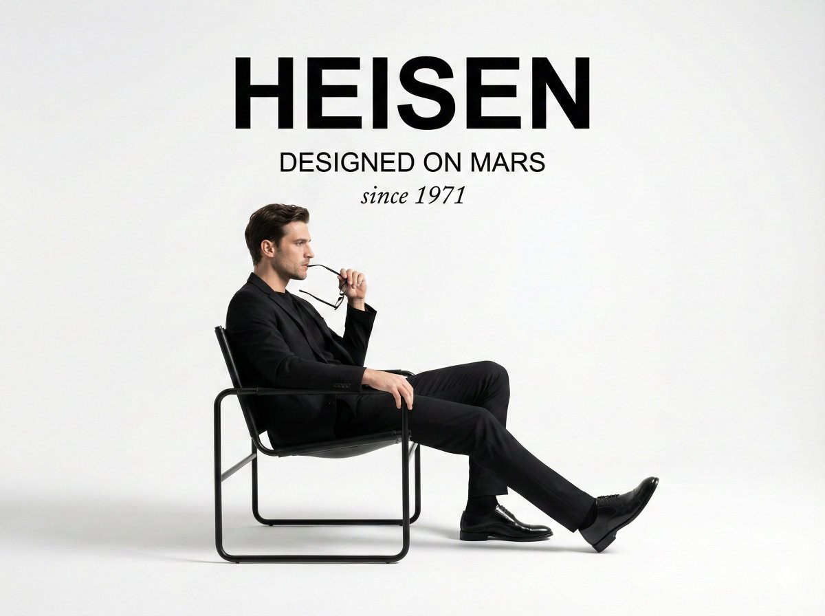 Man in Black Suit Ad