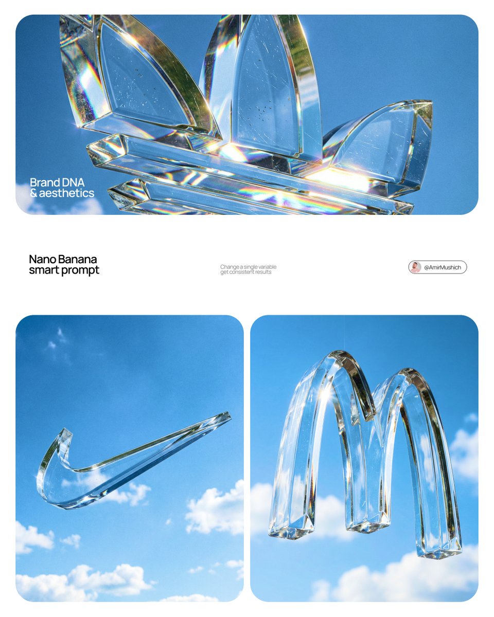 Glass Apple Logo Sculpture