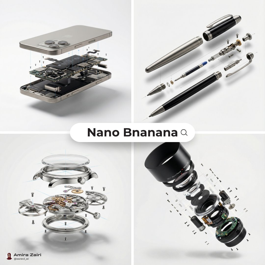 Exploded Product Inner Mechanics