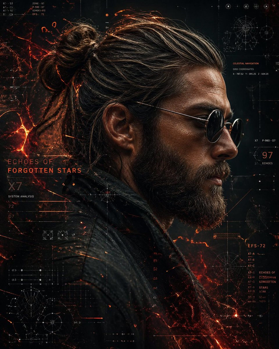 Rugged Man Sci-Fi Portrait