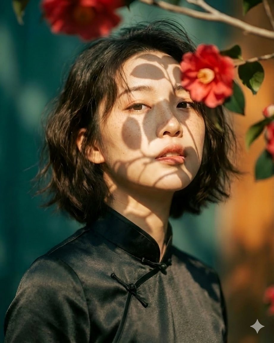 Elegant Asian Woman Portrait