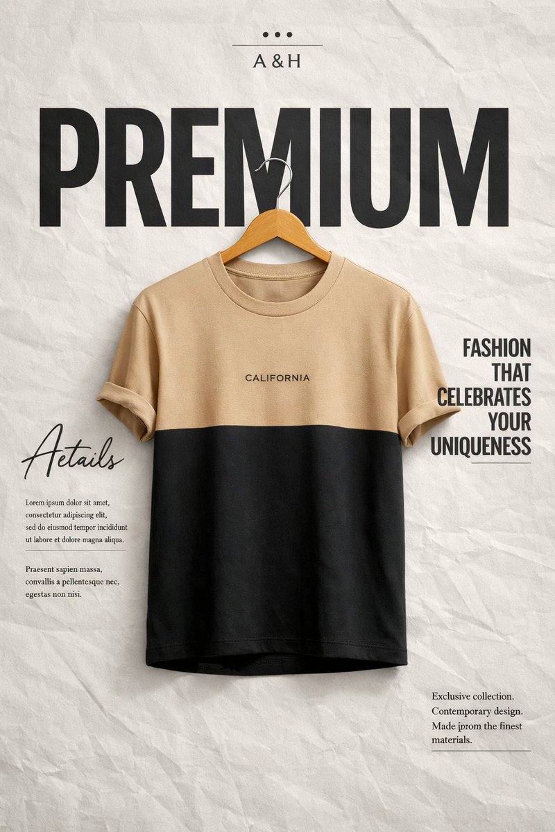 Premium Two-Tone T-Shirt