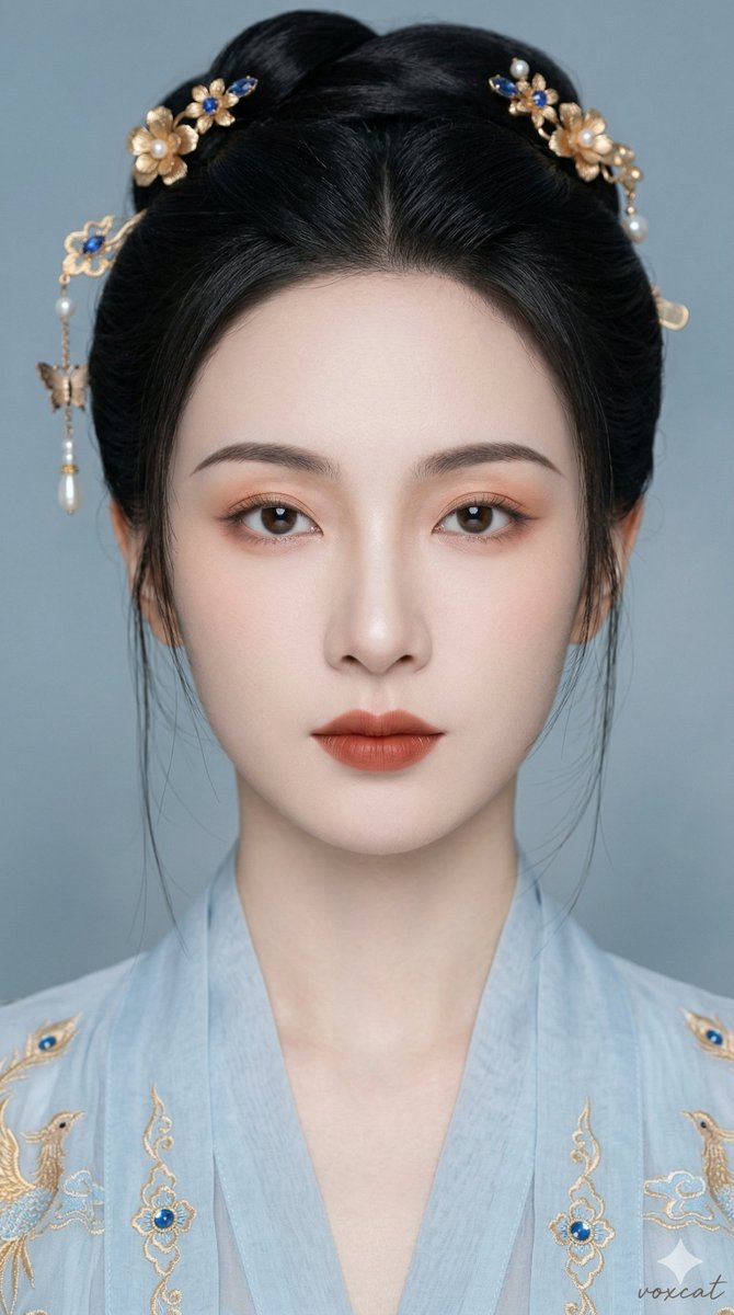 Elegant Oriental Woman Portrait