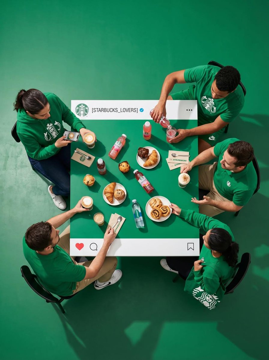 Four People at Instagram Table