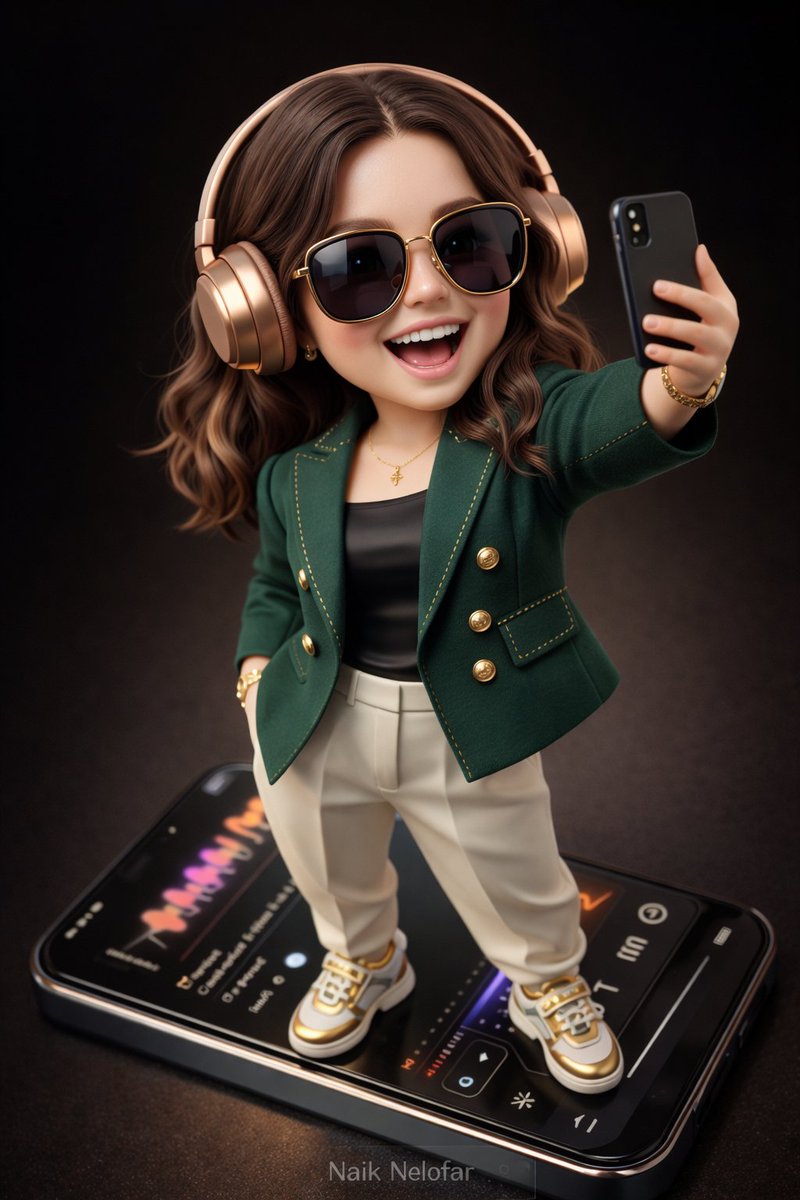 Emerald Jacket Chibi Character