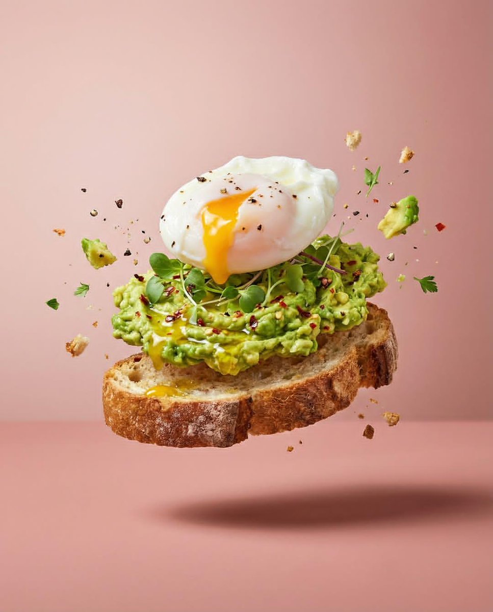 Levitating Deconstructed Food Photography