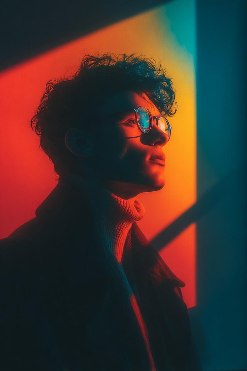 Stylish Person Geometric Light