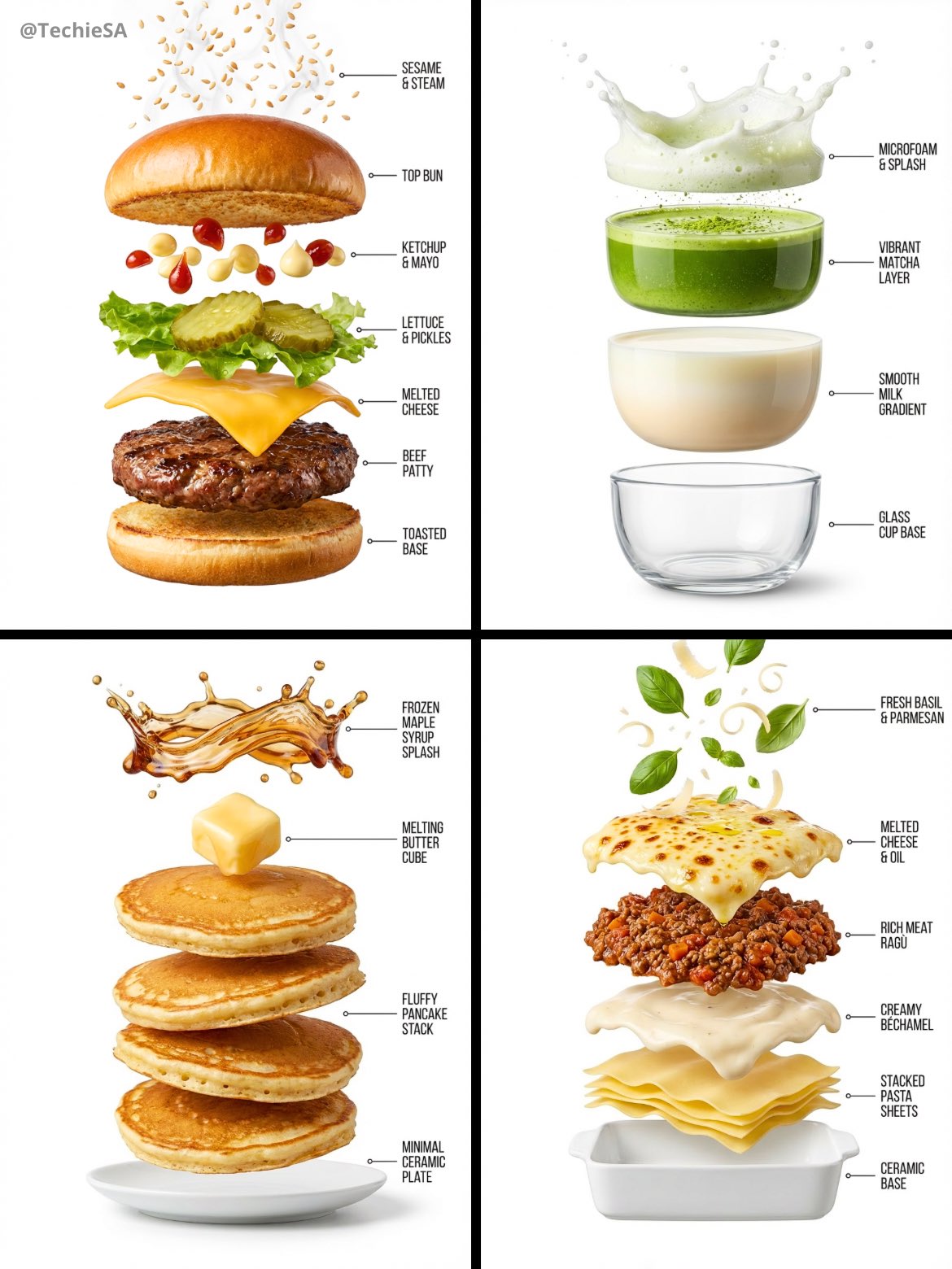 Exploded Vertical Infographic