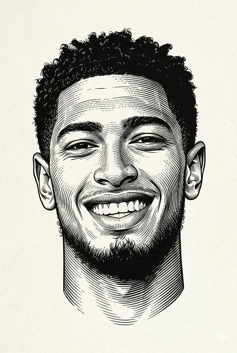 Engraved Portrait Illustration