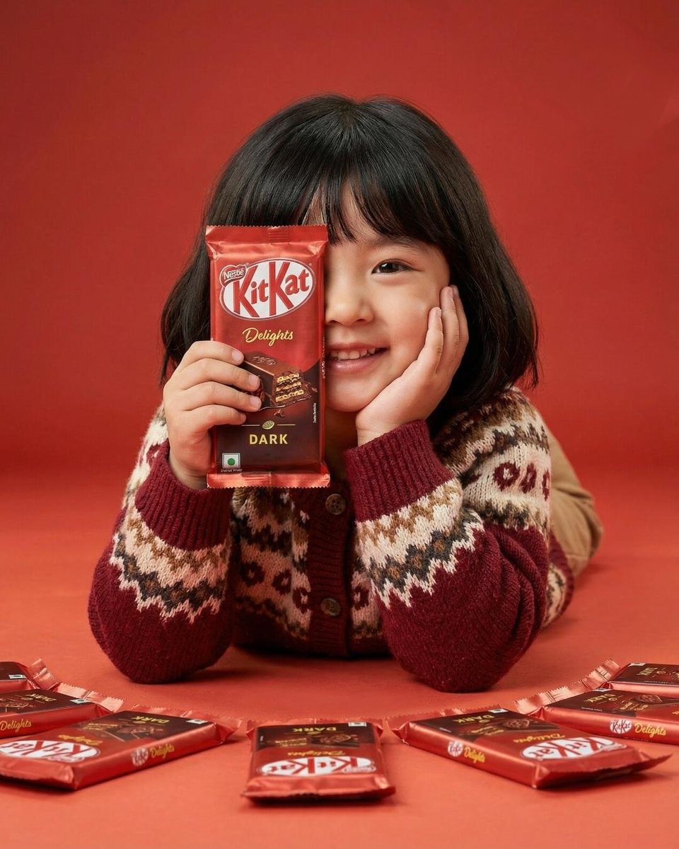 Girl With KitKat Bar