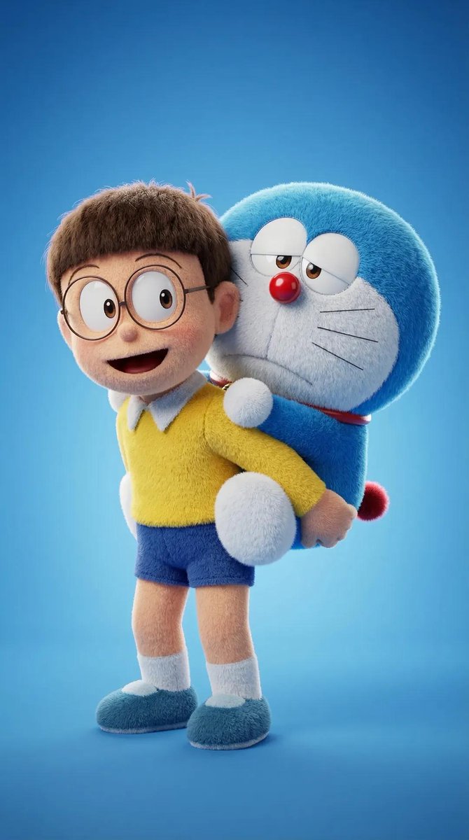 Nobita Carries Doraemon Plush