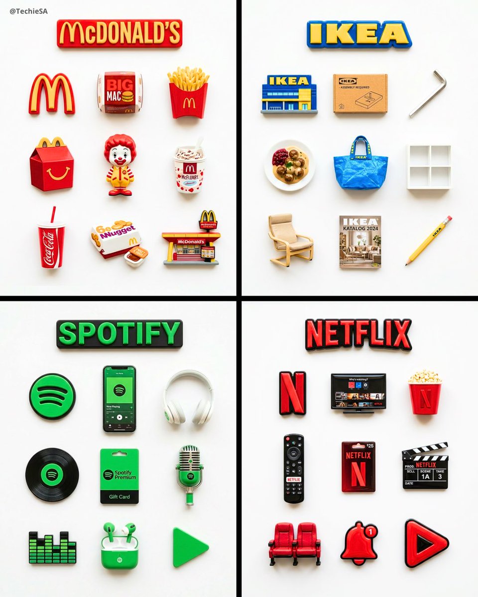BRAND 3D Resin Magnets