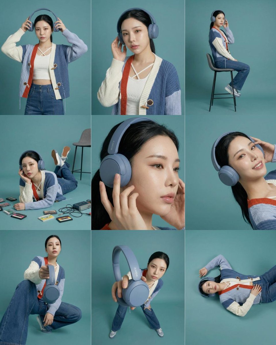 Woman With Headphones Storyboard