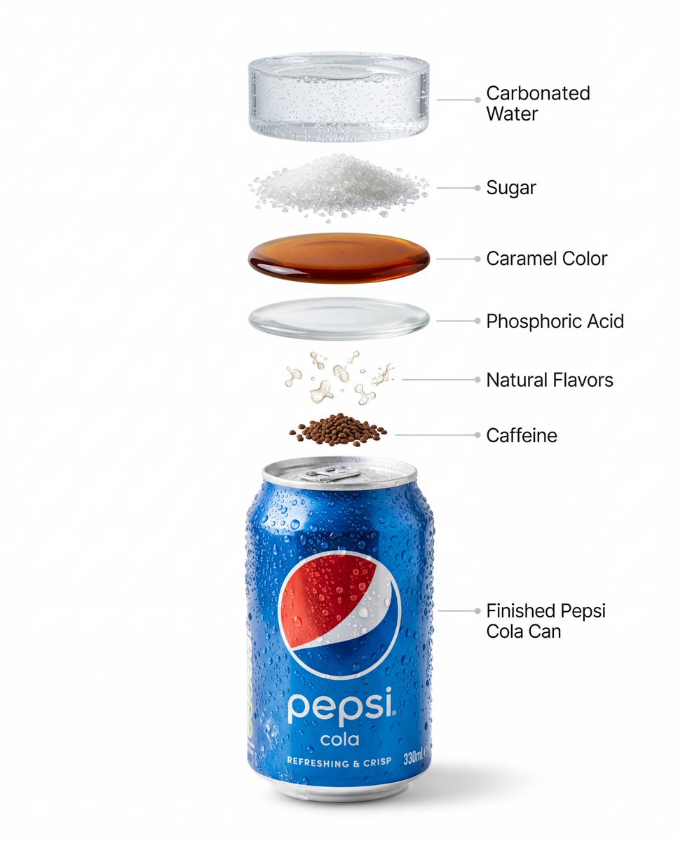 Chilled Pepsi Can Product Photography