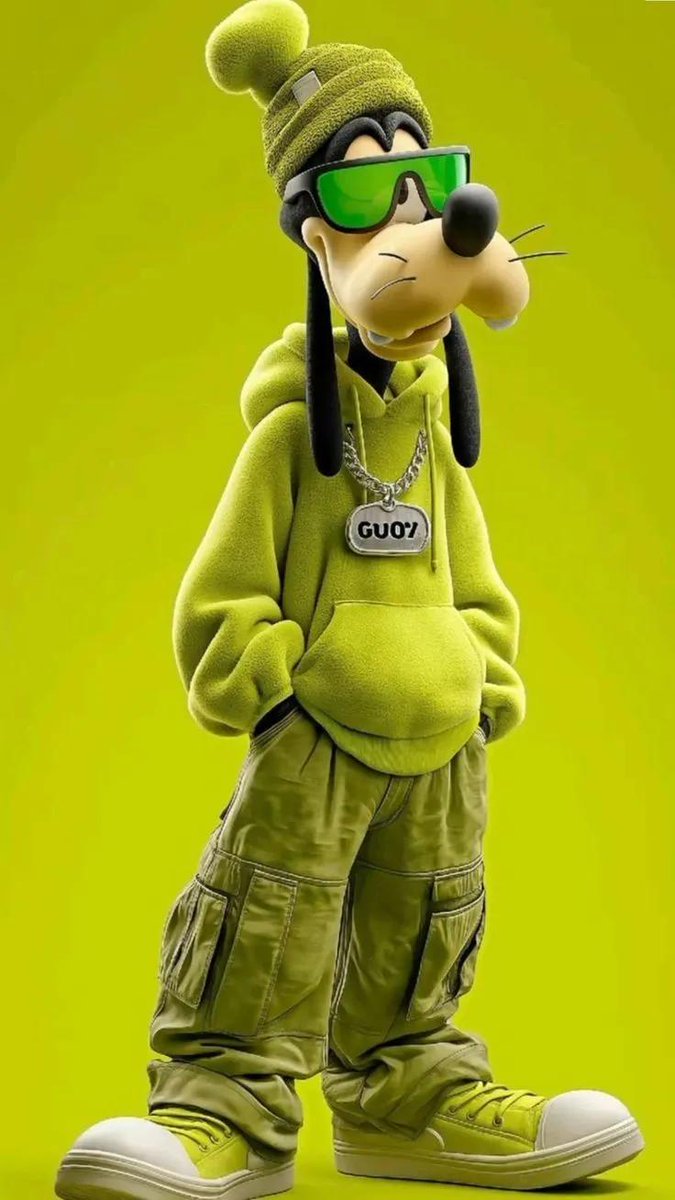 Cartoon Dog Streetwear Fashion