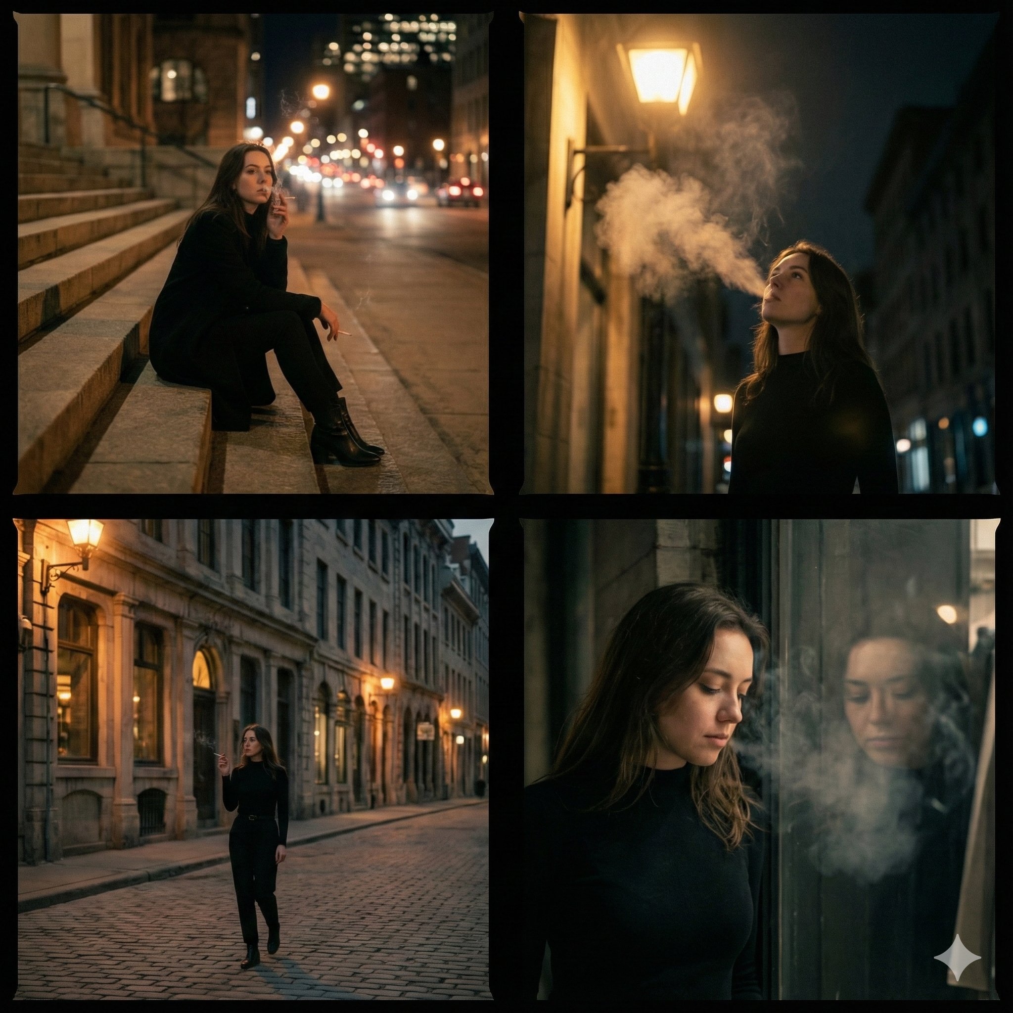 Cinematic City Smoke Walk