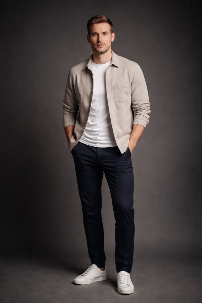British Man Studio Portrait