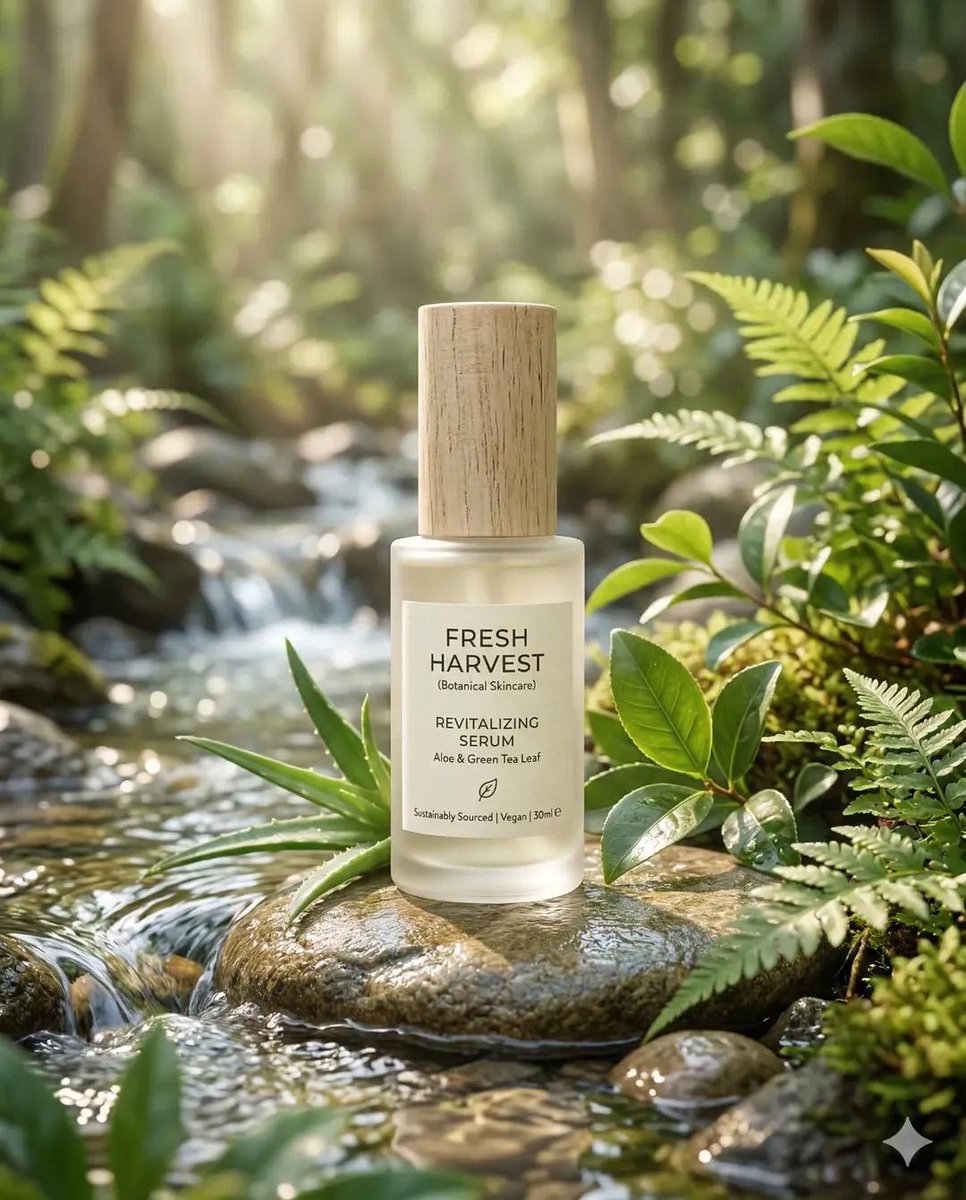 Frosted Glass Skincare Bottle