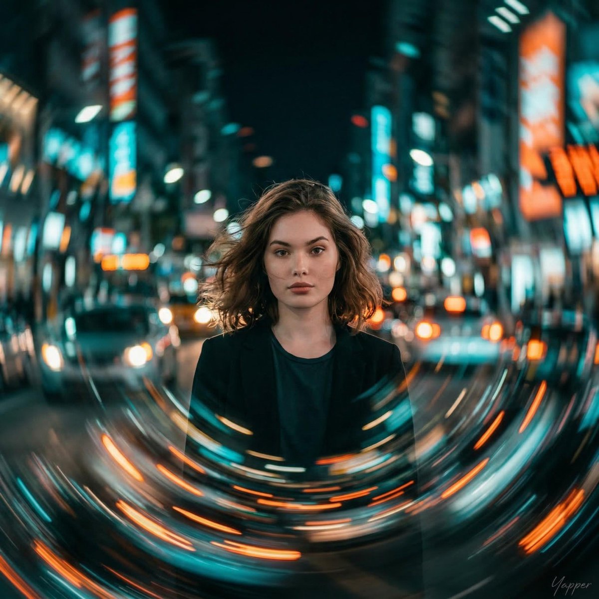 Woman in Spiraling City