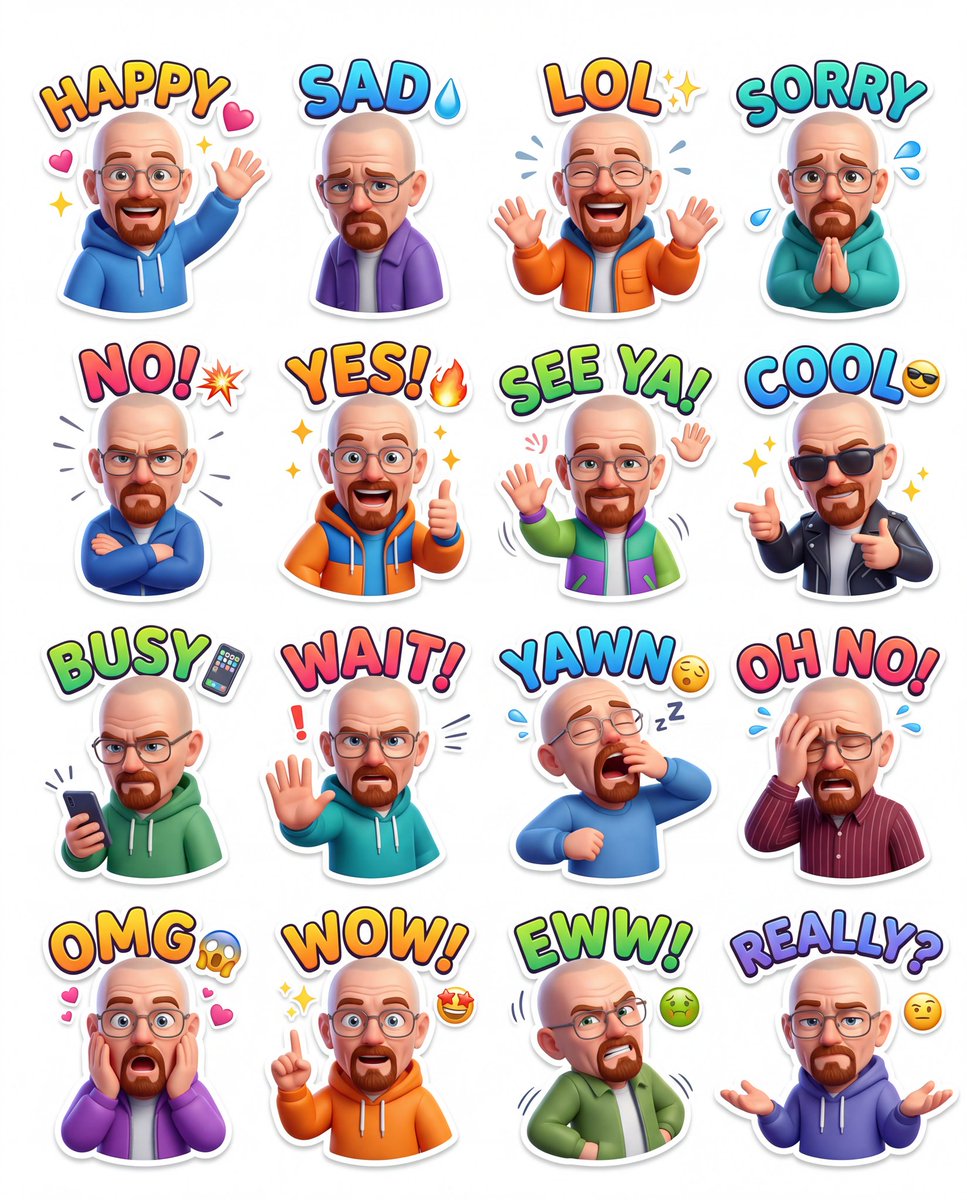 Chibi Streetwear Sticker Pack