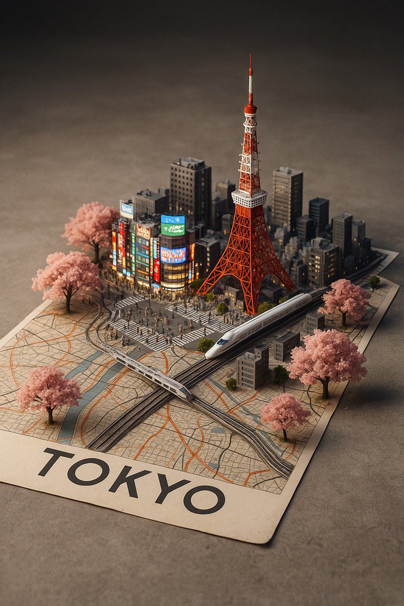 Street Map City Diorama