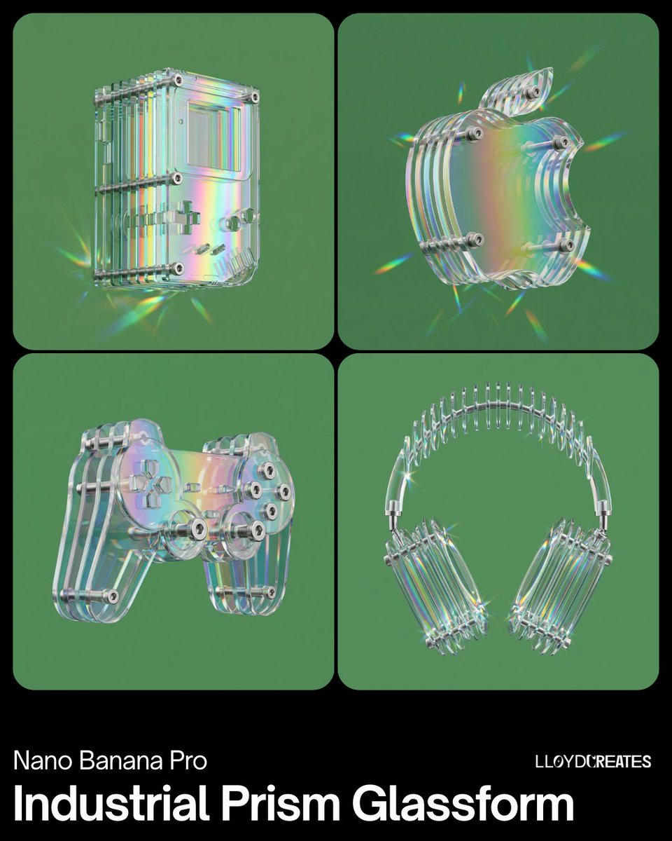 Prismatic Industrial Minimalism Product