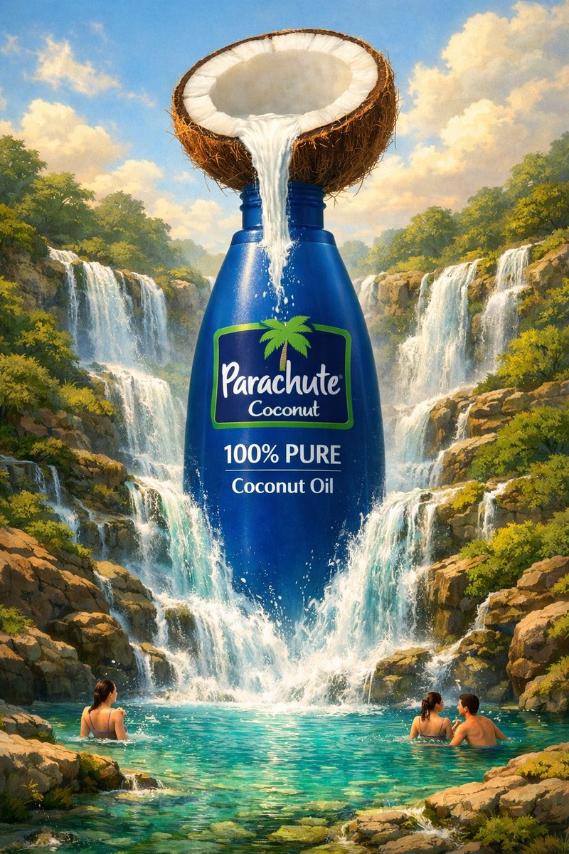 Surreal Olive Oil Landscape