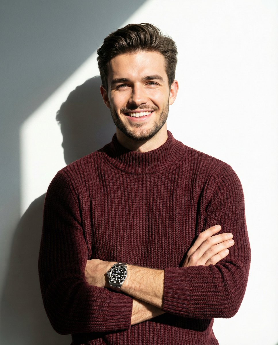 Man Posing With Rolex Watch