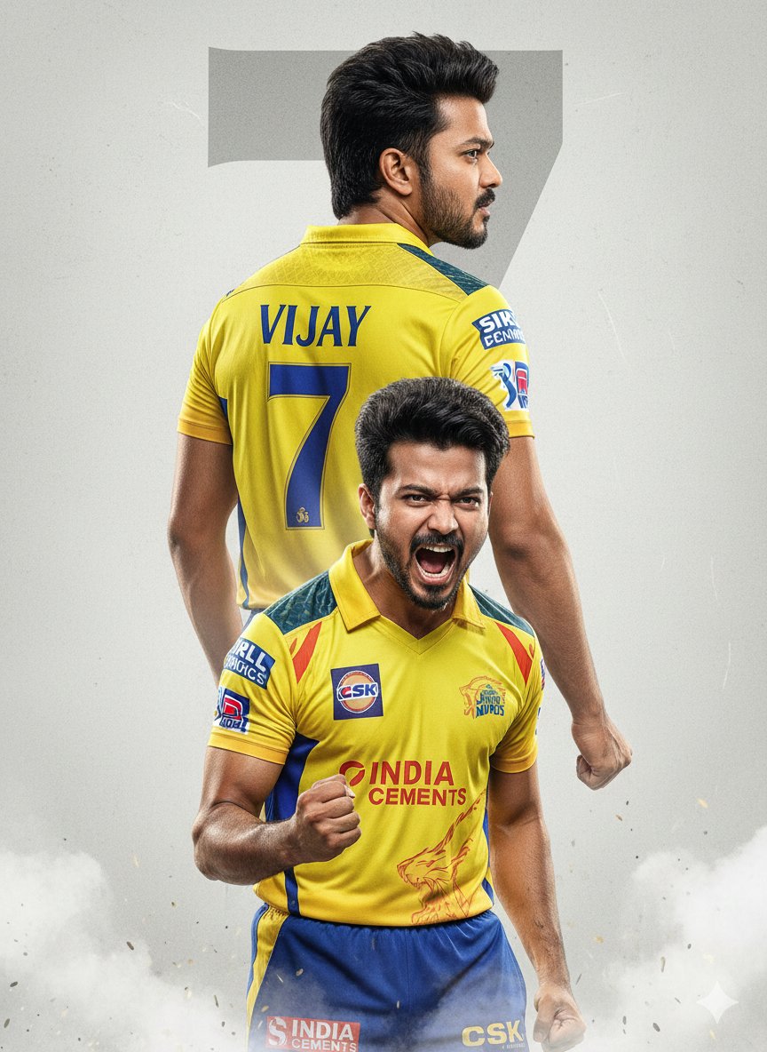 Young Cricketer Cinematic Poster