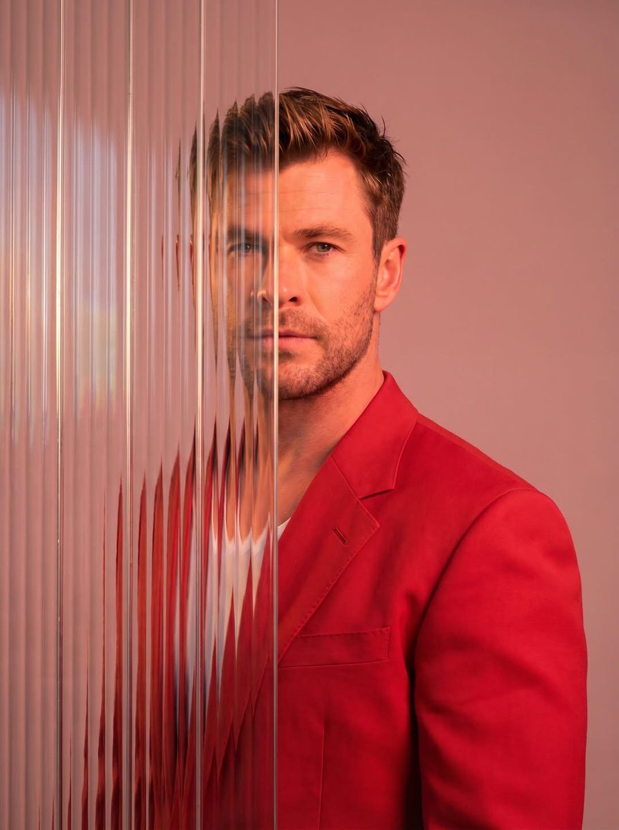 Red Blazer Editorial Portrait