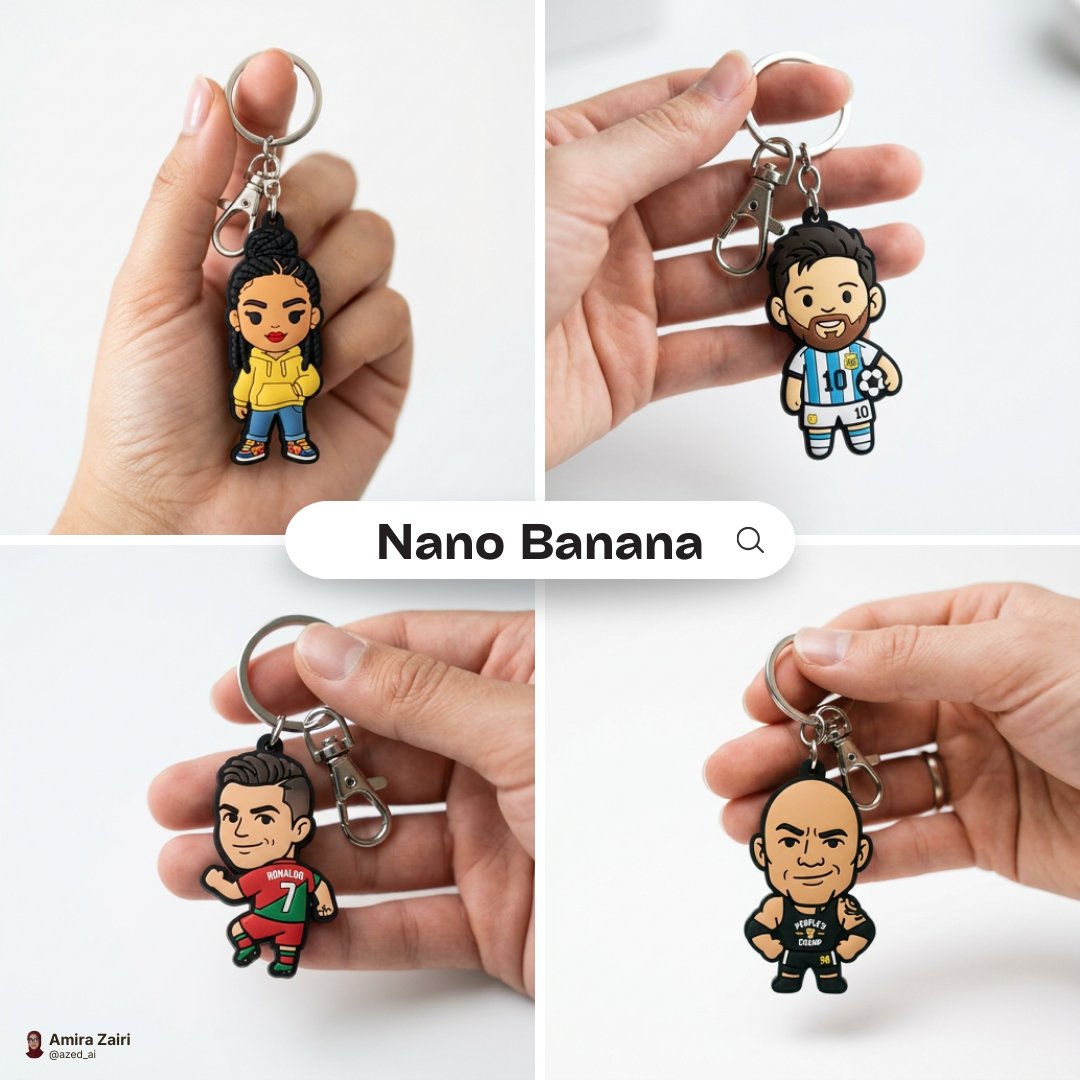 Cute Chibi Rubber Keychain